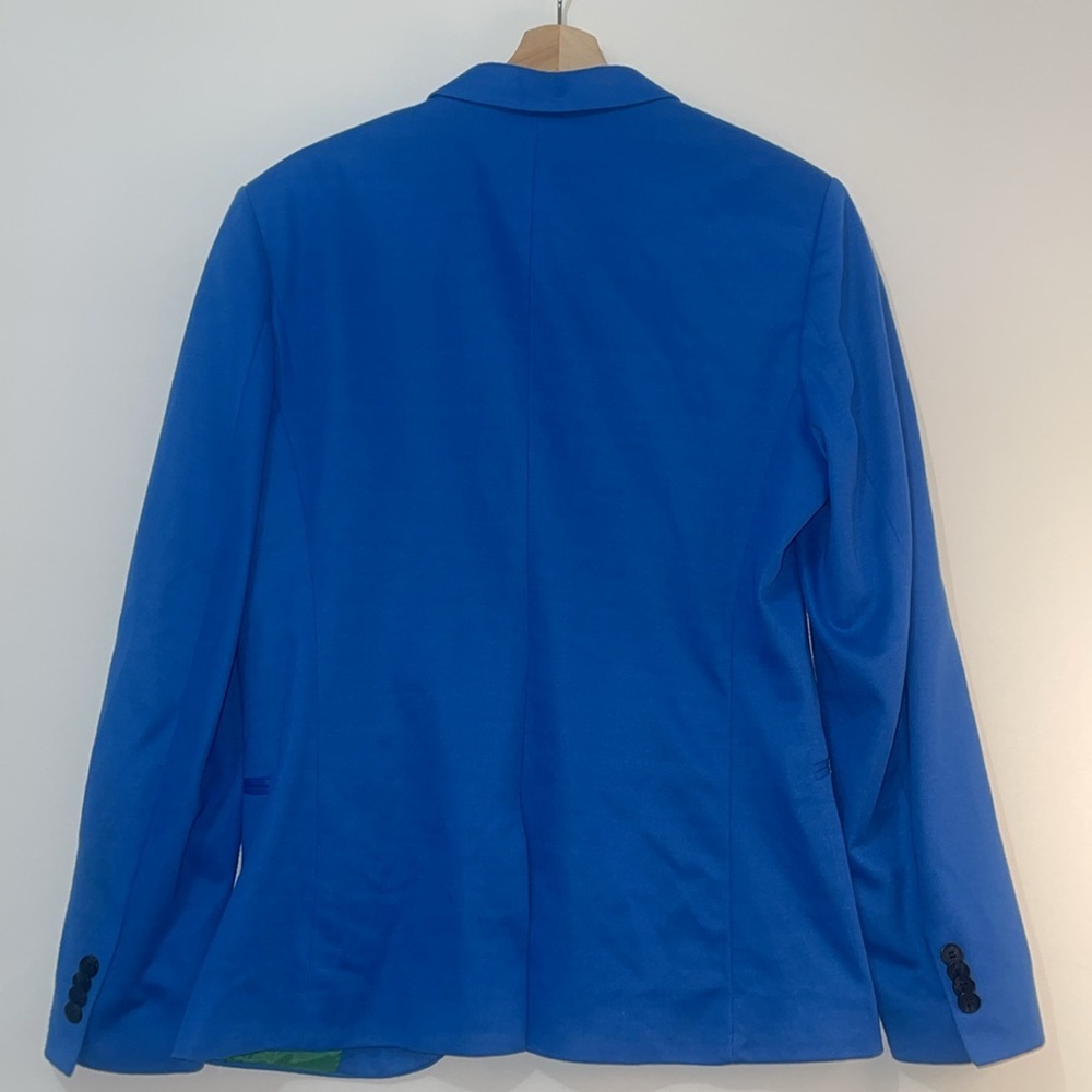 Zara Men’s Basic Blue Two Button Blazer Jacket Si… - image 3